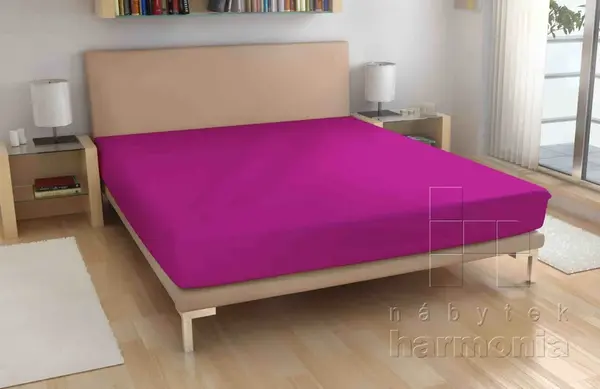 Froté plachta - lila - 180 x 200 cm