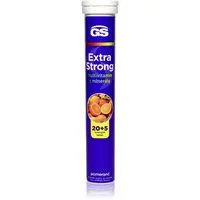 GS Multivitamin s minerály šumivé tablety s multivitamínovým komplexem příchuť Orange 25 tbl