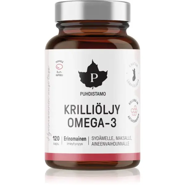 Puhdistamo Super Omega 3 kapsle pro správné fungování organismu 120 cps