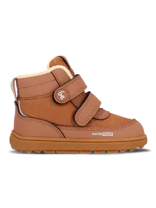 Dětské zimní barefoot boty Be Lenka Zippu Preschool - All Brown