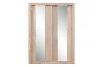 Šatní skříň angelika se zrcadlem iii - dub sonoma