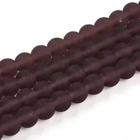 Transparent Glass Beads Strands