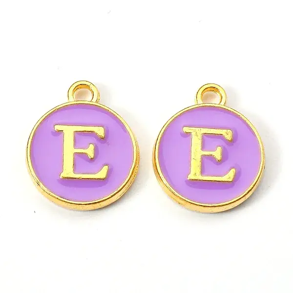 Golden Plated Alloy Enamel Charms