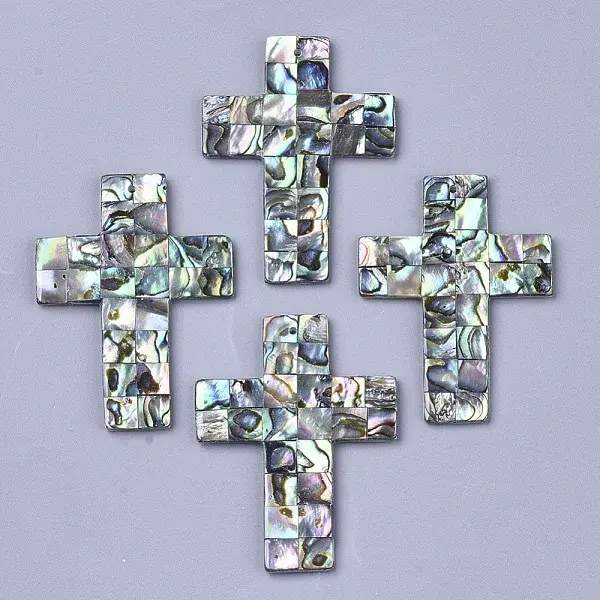 Single-Sided Natural Abalone Shell/Paua Shell Big Pendants