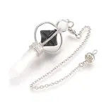 Natural Dyed & Heated Black Agate Dowsing Pendulums