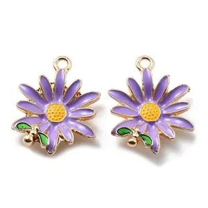 Alloy Enamel Pendants