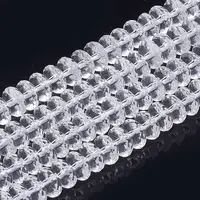 Synthetic Quartz Crystal Beads Strands