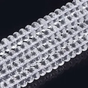 Synthetic Quartz Crystal Beads Strands