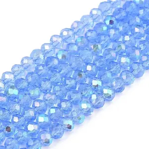 Electroplate Glass Beads Strands