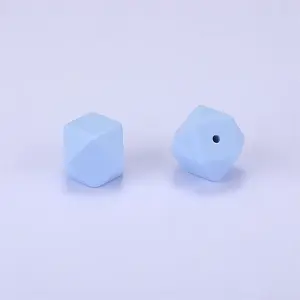 Hexagonal Silicone Focal Beads