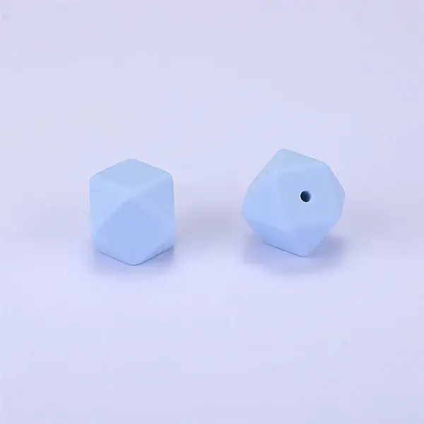 Hexagonal Silicone Focal Beads