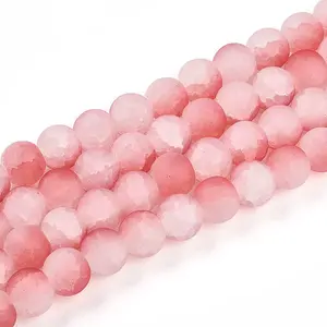 Crackle Glass Beads Strands