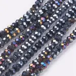 Electroplate Glass Beads Strands
