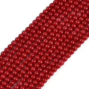Synthetic Coral Beads Strands
