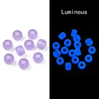 Transparent & Luminous Plastic Beads