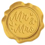 50Pcs Adhesive Wax Seal Stickers