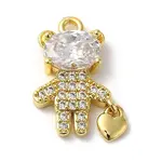 Rack Plating Brass Cubic Zirconia Pendants