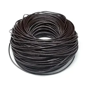 Round Cowhide Leather Cord