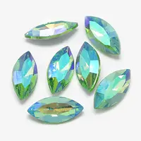 Pointed Back Glass Rhinestone Cabochons