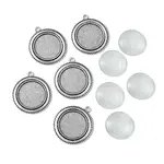 DIY Blank Tibetan Style Alloy Pendants Making Kit