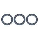 3Pcs Ring Silicone Focal Beads