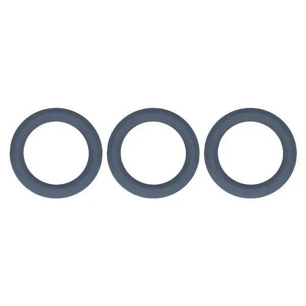 3Pcs Ring Silicone Focal Beads