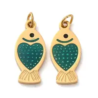 304 Stainless Steel Enamel Pendants