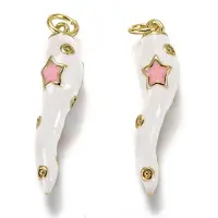 Brass Enamel Pendants