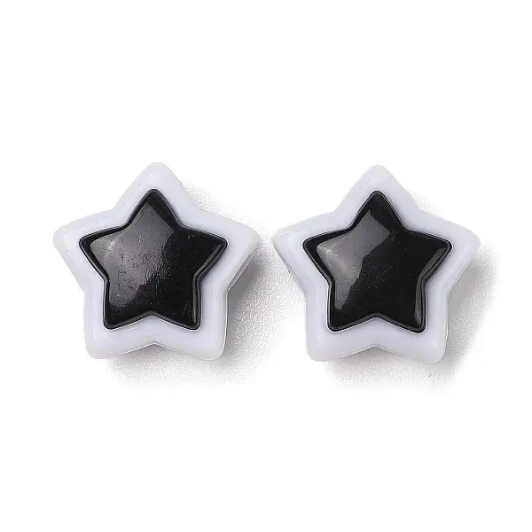 Two-tone Acrylic Beads