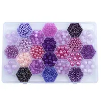 DIY 24 Style Acrylic & Resin Beads Jewelry Making Finding Kit