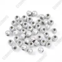 Spray Painted Opaque Acrylic Beads