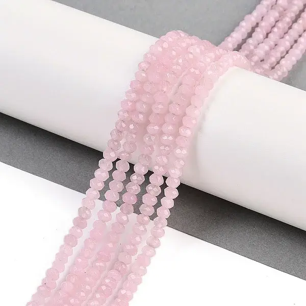 Natural White Jade Beads Strands