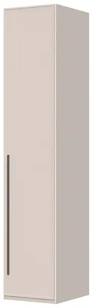 Jednodveřová šatní skříň baptiste - béžová