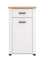 Předsíňová komoda lotta - bílá/dub artisan