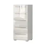 Vysoká zásuvková komoda tiana - béžová