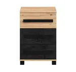 Noční stolek ticiano - dub artisan/carbon