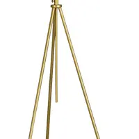 Stojací lampa luxor - zlatá/bílá