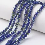 Electroplate Opaque Glass Beads Strands
