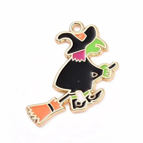 Halloween Alloy Enamel Pendants