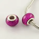 Large Hole Resin European Beads