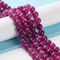 Dyed Natural Malaysia Jade Beads Strands