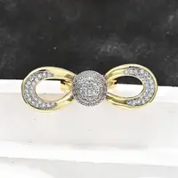 Brass Micro Pave Clear Cubic Zirconia Cuff Rings for Women