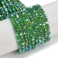 Electroplate Glass Beads Strands