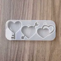 Heart DIY Silicone Keychain Accessory Molds