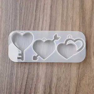 Heart DIY Silicone Keychain Accessory Molds