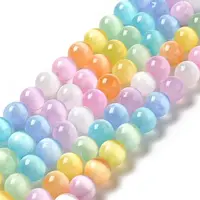 Natural Selenite Beads Strands