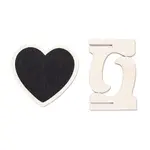 Heart Wooden Mini Chalkboard Signs