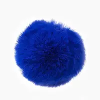 Handmade Faux Rabbit Fur Pom Pom Ball Covered Pendants