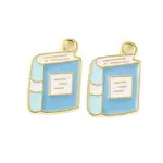 Golden Plated Alloy Enamel Pendants
