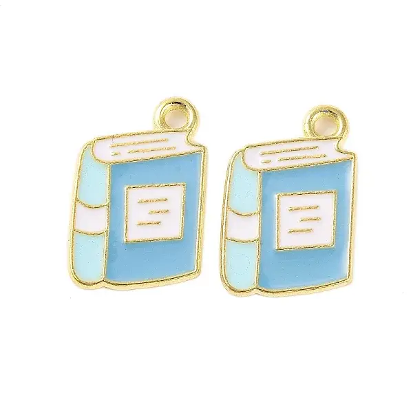 Golden Plated Alloy Enamel Pendants